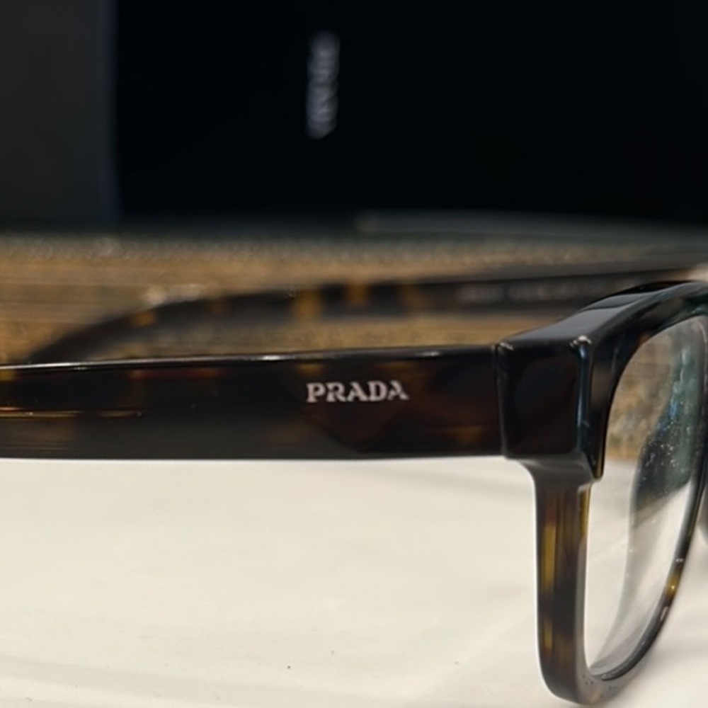 Prada **Rx** Tortoiseshell Eyeglass Frames - Euc … - image 4